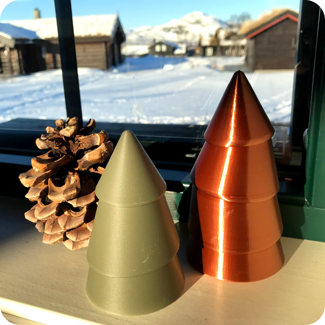 3D printed Christmas decor