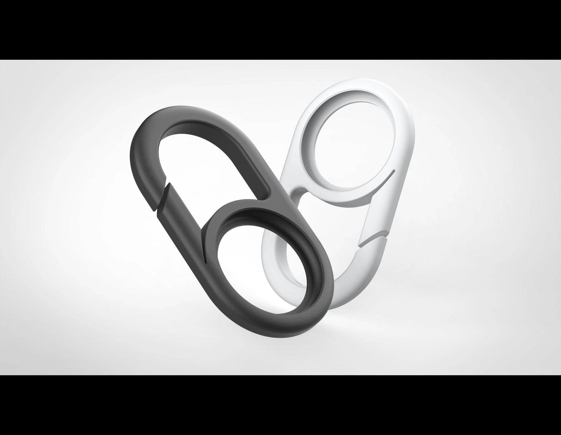 Airtag holder with carabiner - pack of 5