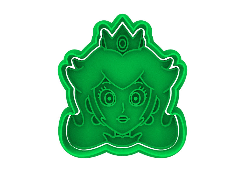 Princess Peach Stamp Cookie Cutter