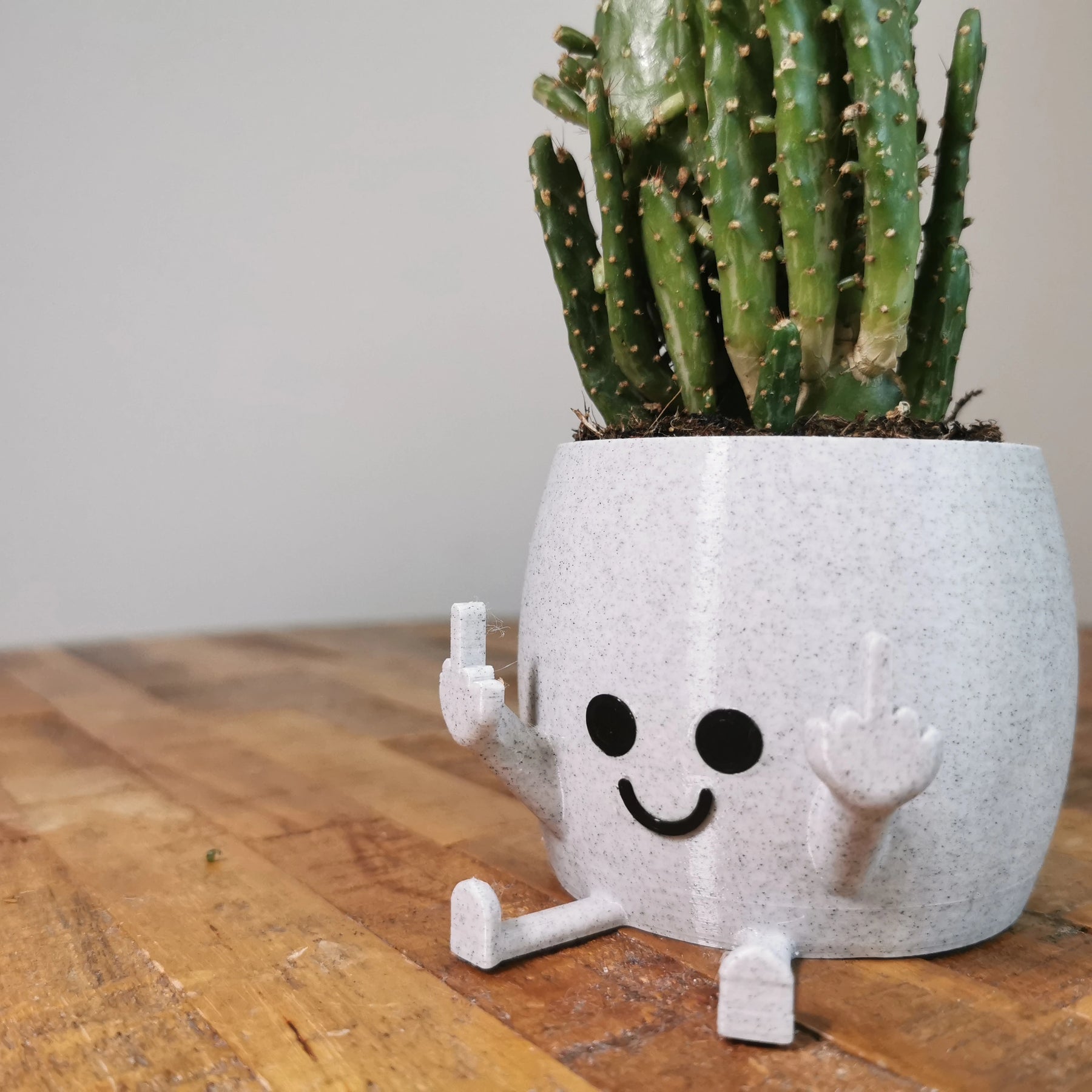 Middle Finger Happy Pot