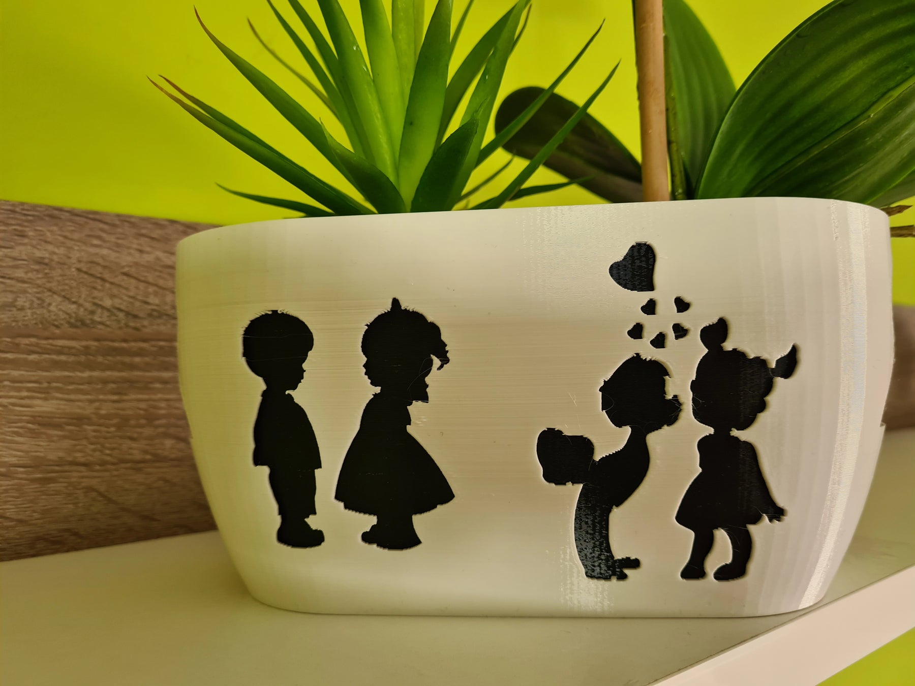 Love Story Self Watering Vase