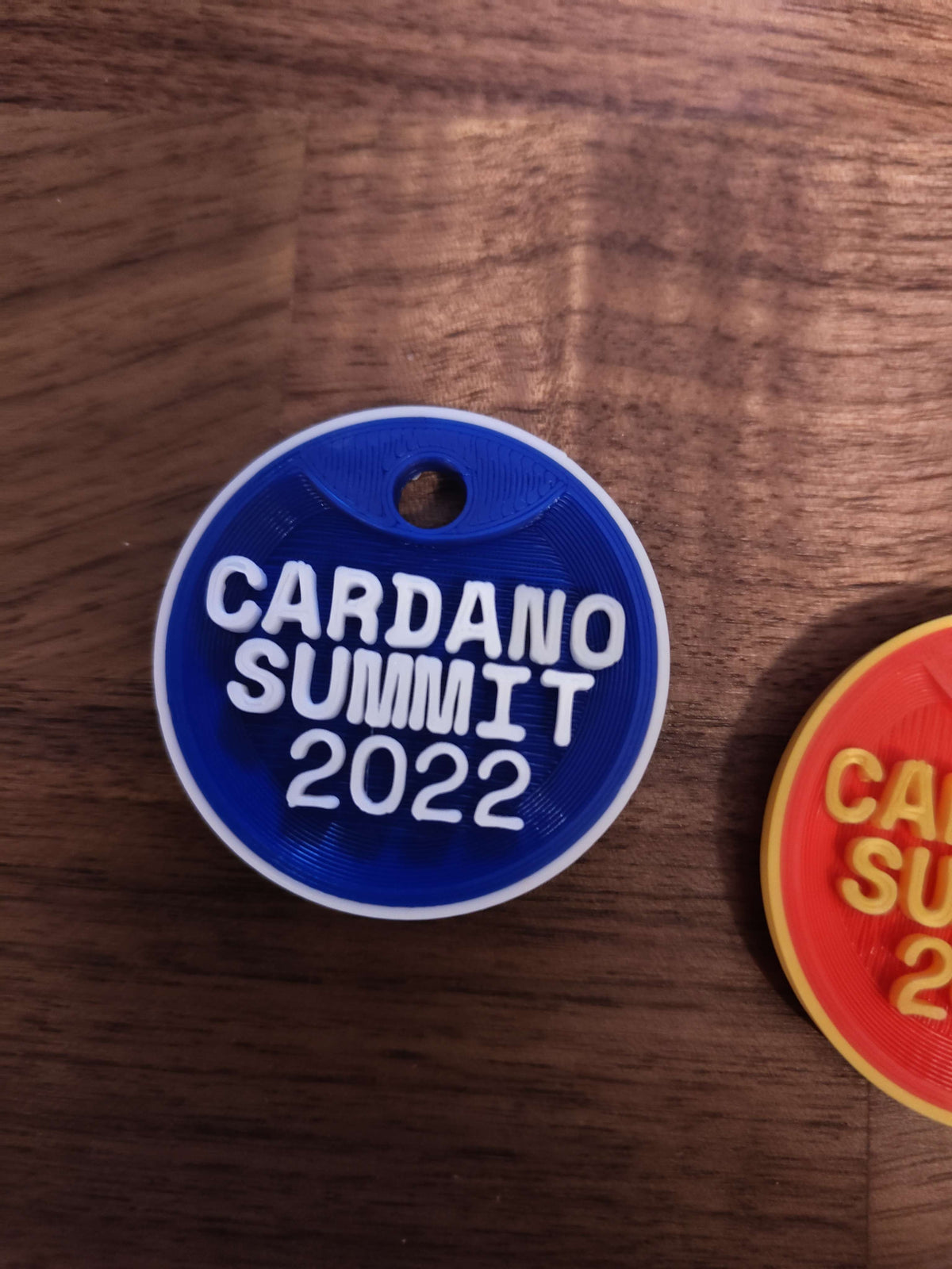 Dual Color Custom Keychain - 5-pack