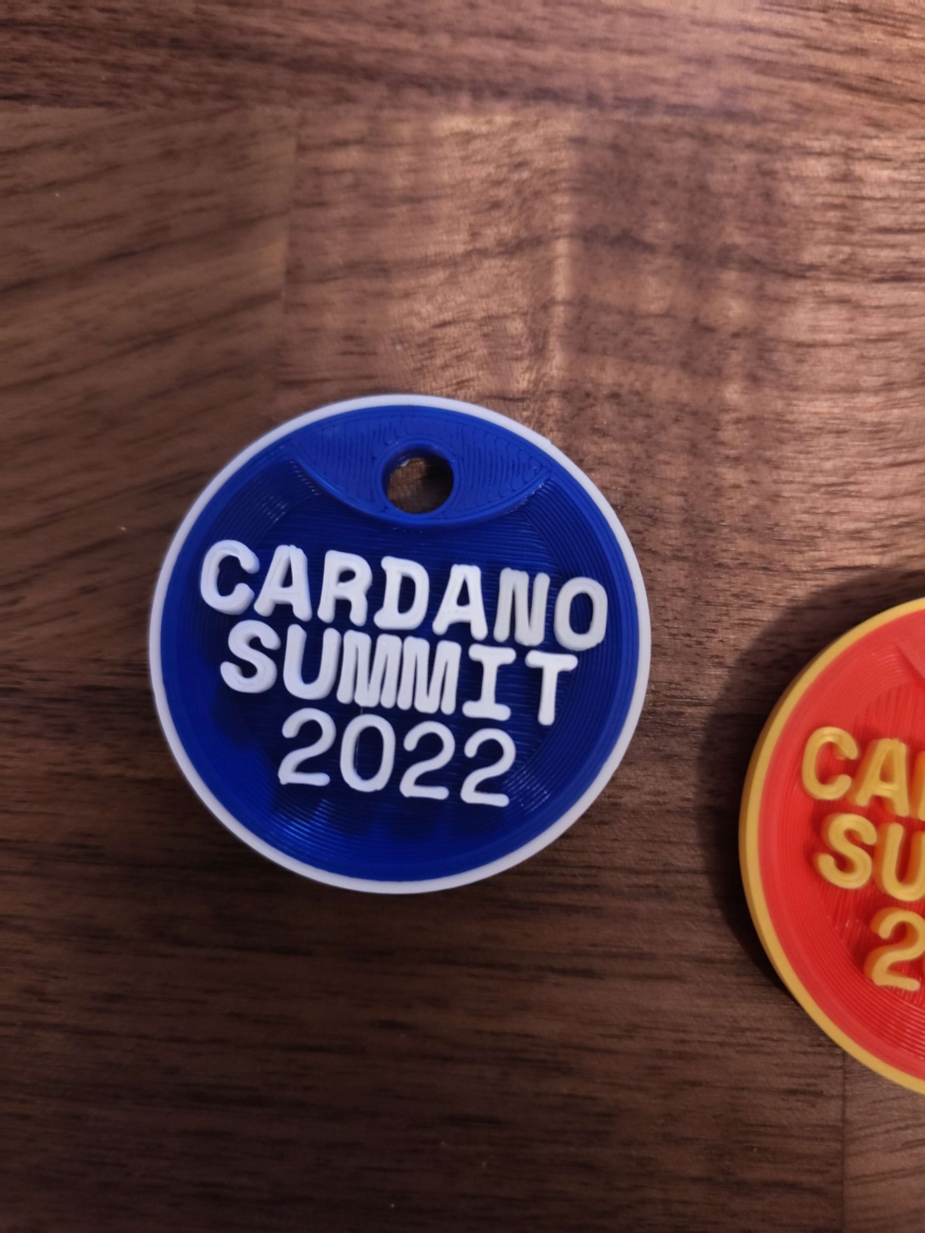 Dual Color Custom Keychain - 5-pack