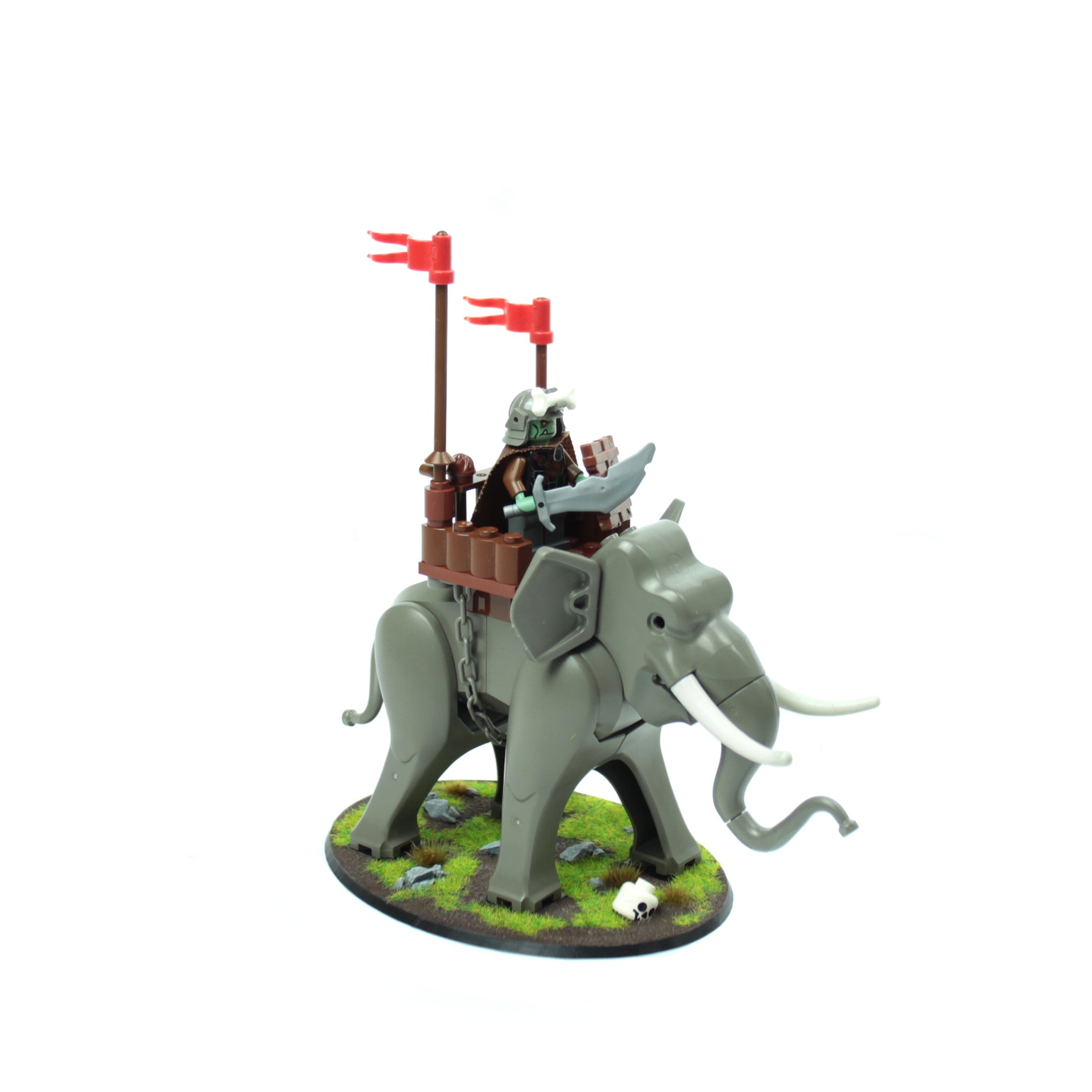 Elliptical Base for Miniature with Studs