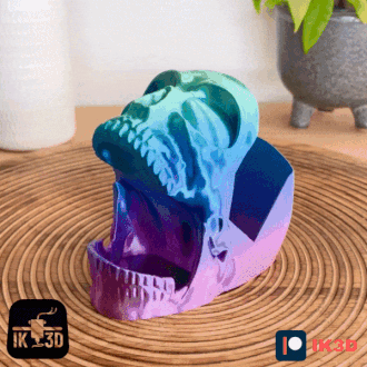 Screaming Skull Controller Holder