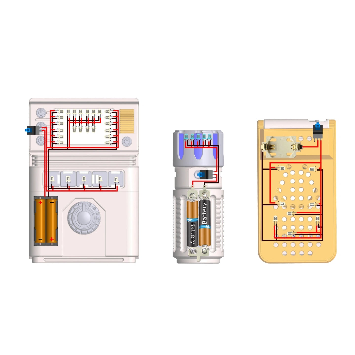 Tricorder and Communicator - Star Trek - DIY KIT - No Stand