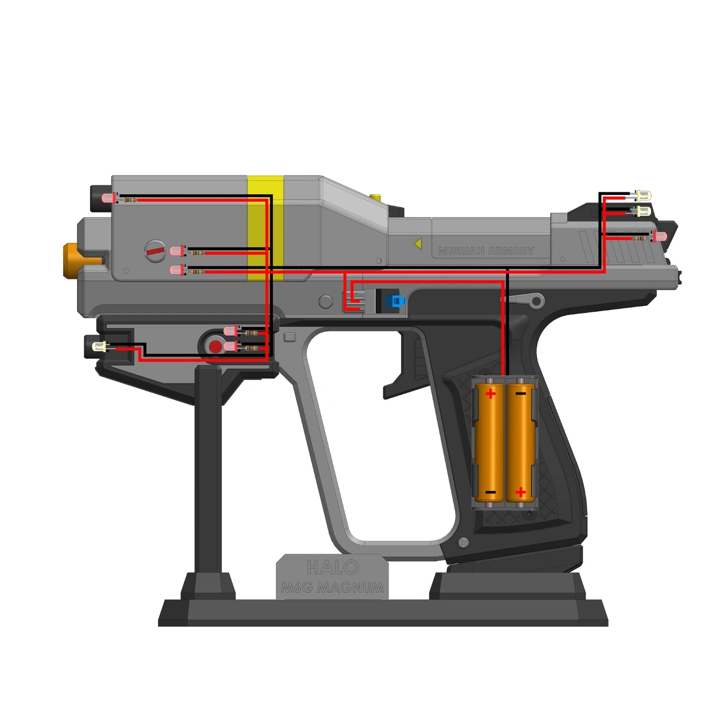 M6G Magnum - Halo - DIY KIT - No Stand