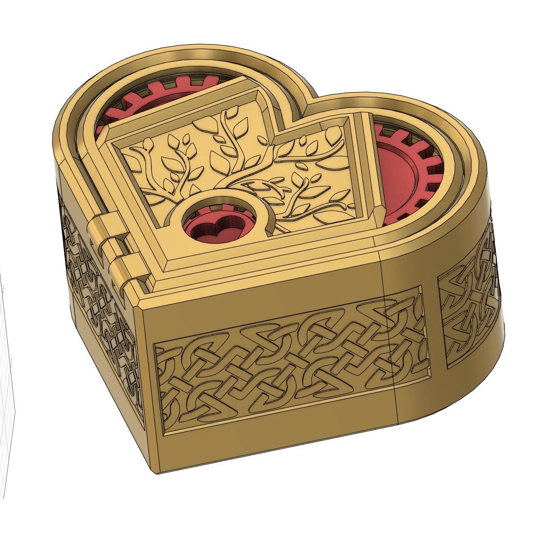 Geared Heart Gift Box