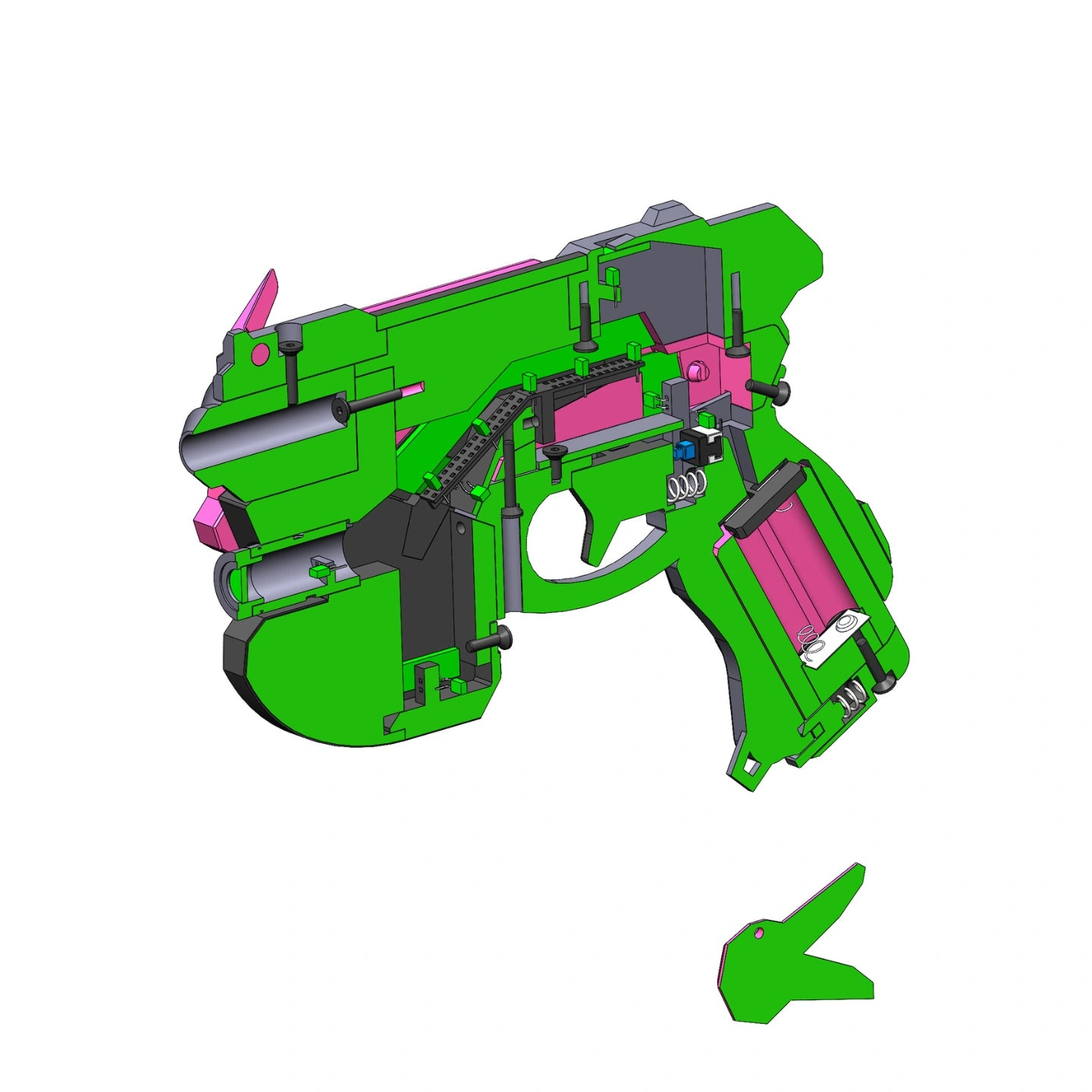 DVa Blaster Original Skin - Overwatch - DIY KIT