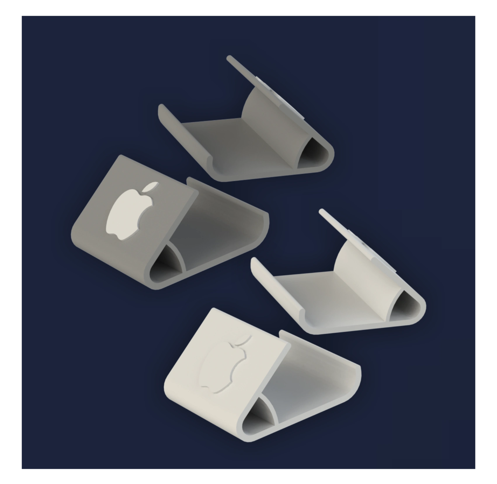 Phone Stand Holder With Apple Logo