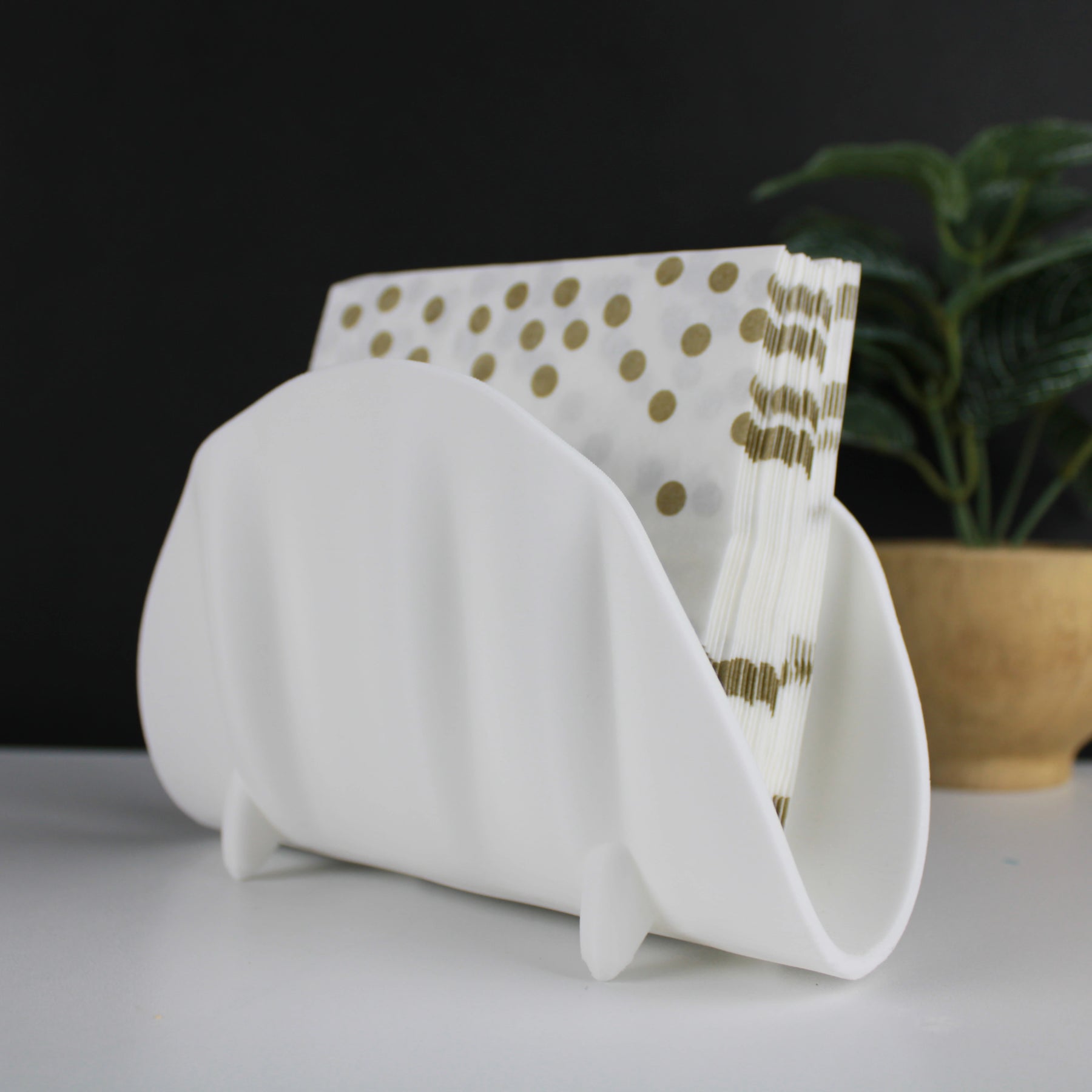 Decorative Folded Napkin Basket