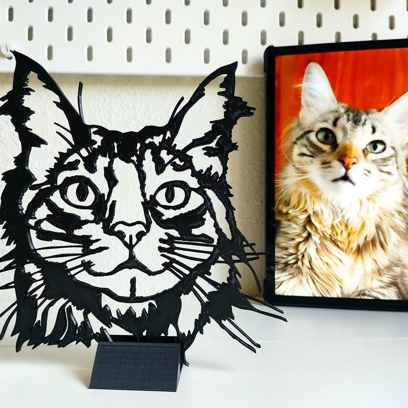 Custom Cat Silhouette