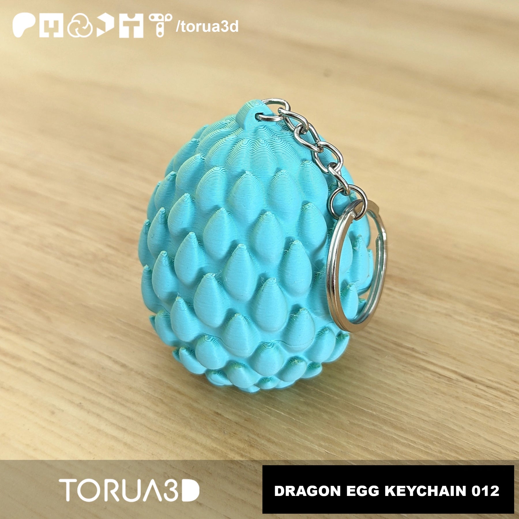 Dragon egg Keychain 012