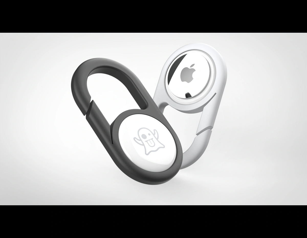 Airtag holder with carabiner - pack of 5