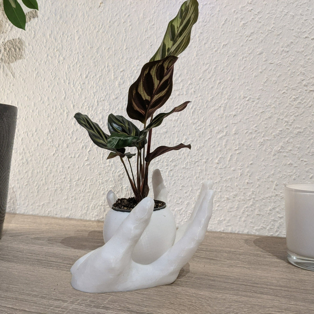 Planter - "helping hand" | flower pot | vase | succulent planter