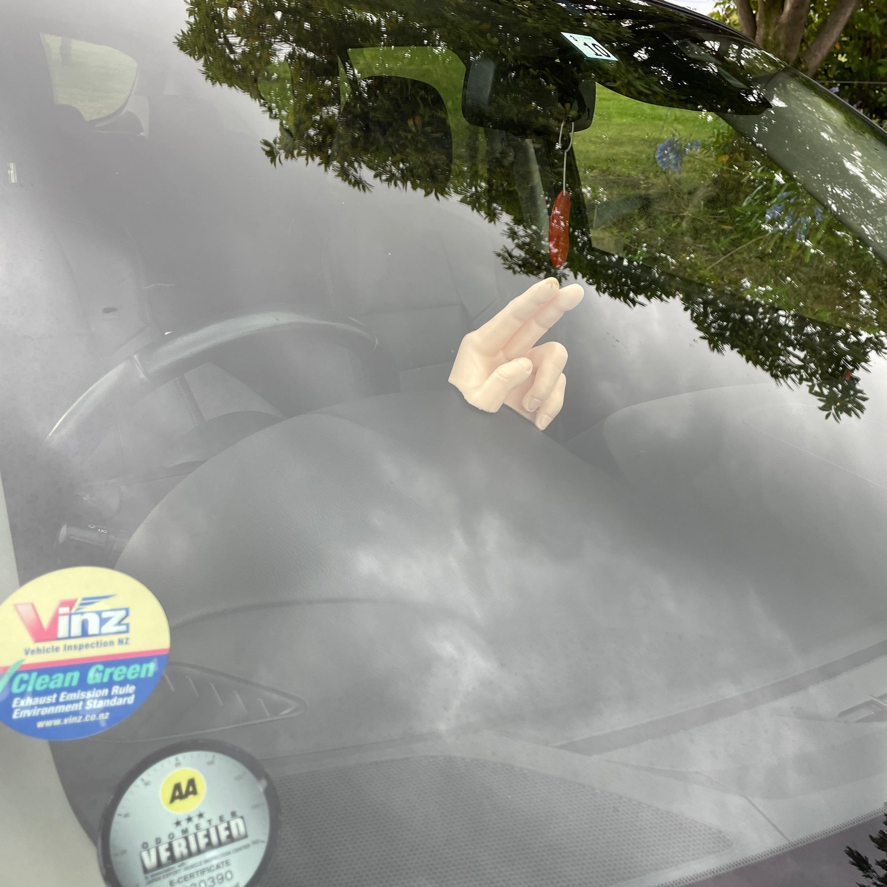 Jeep wave - waving hand dashboard
