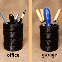 Tire Stack Pen Holder
