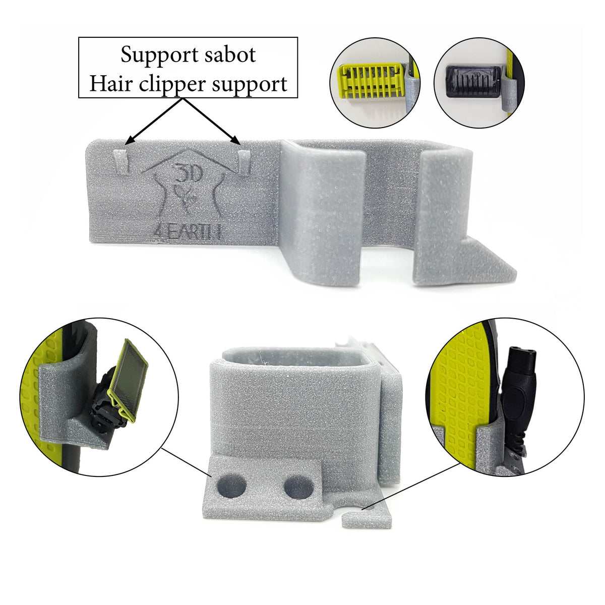 Wall Mount for One Blade Razor