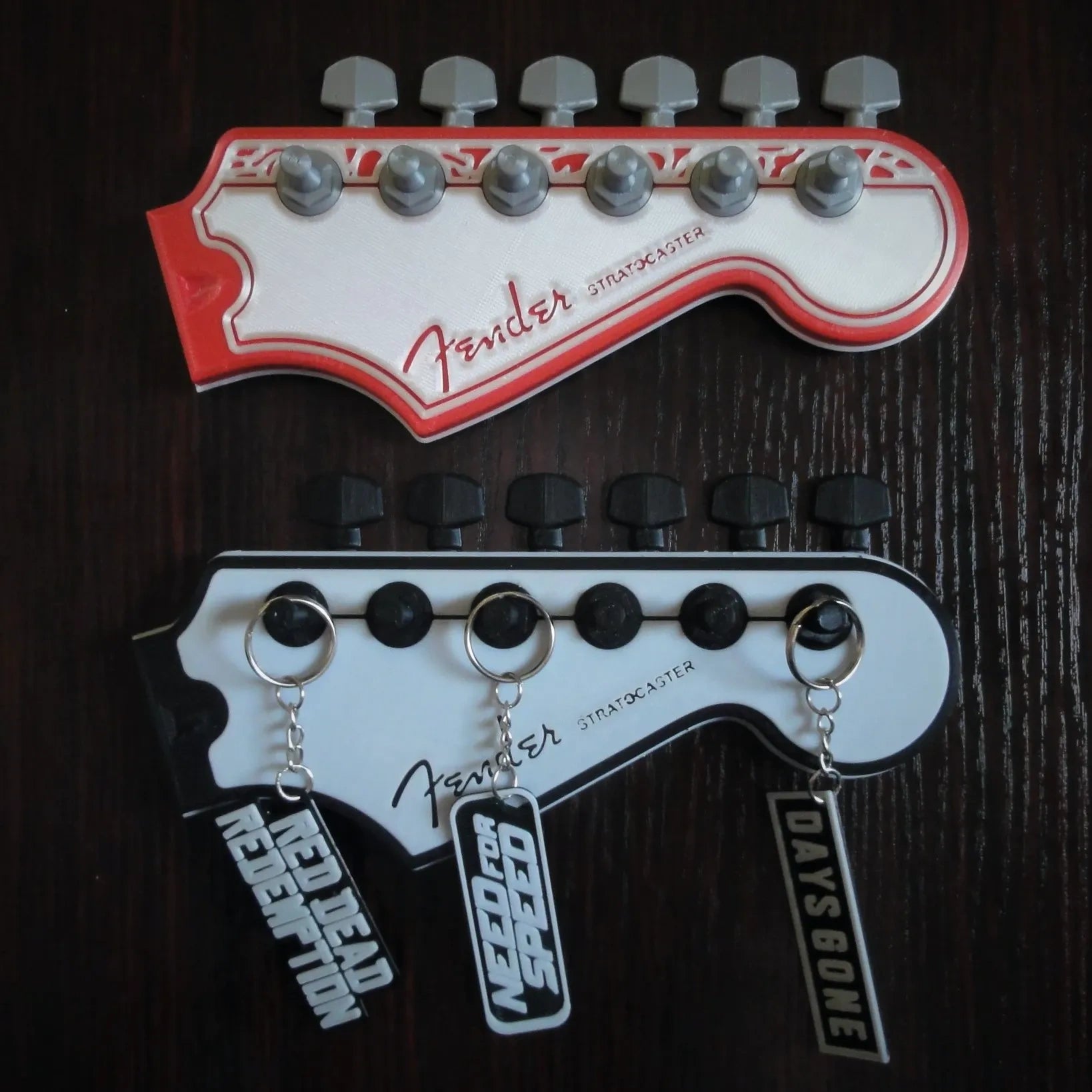 Fender Guitar Headstock - Key Hanger / Wall Art