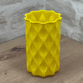 WAVE PATTERN VASE