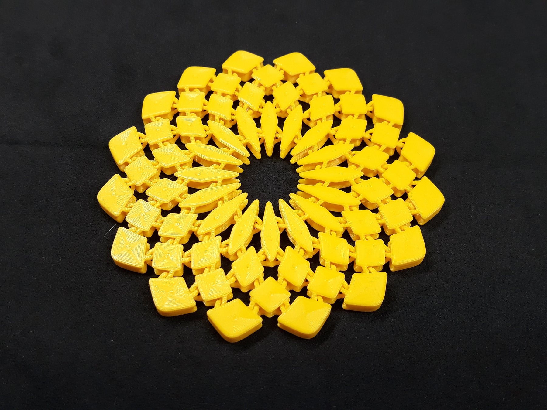 Sunflower Fabric Coaster