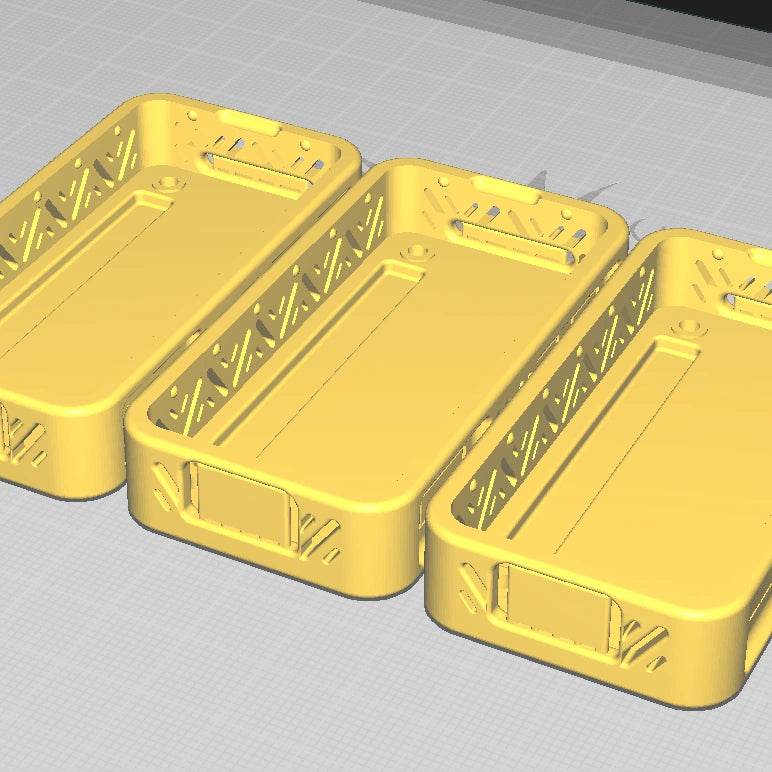 Raspberry Pi Zero case (3 cases, 2 colors, 14 parts)
