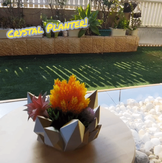 Crystal Cluster Planter