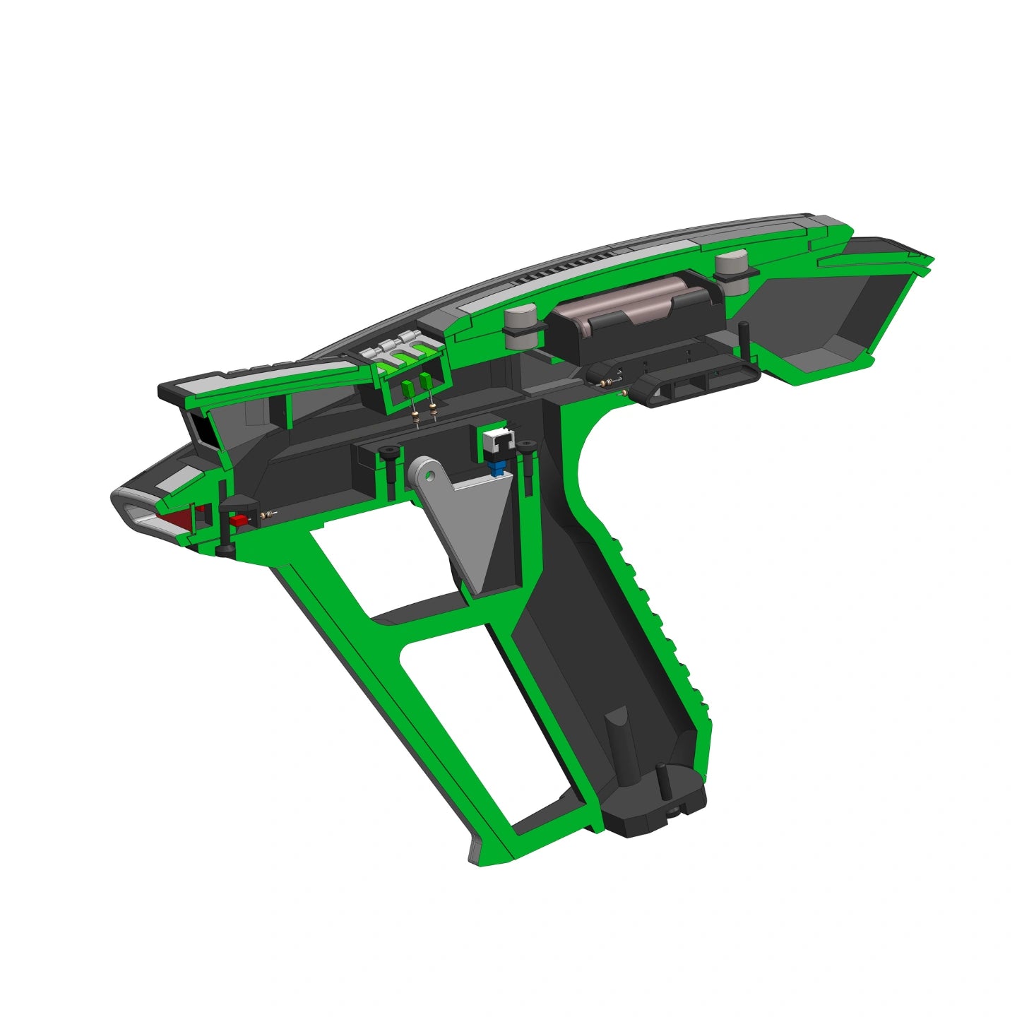 Picard Phaser - Star Trek - DIY KIT + With Stand