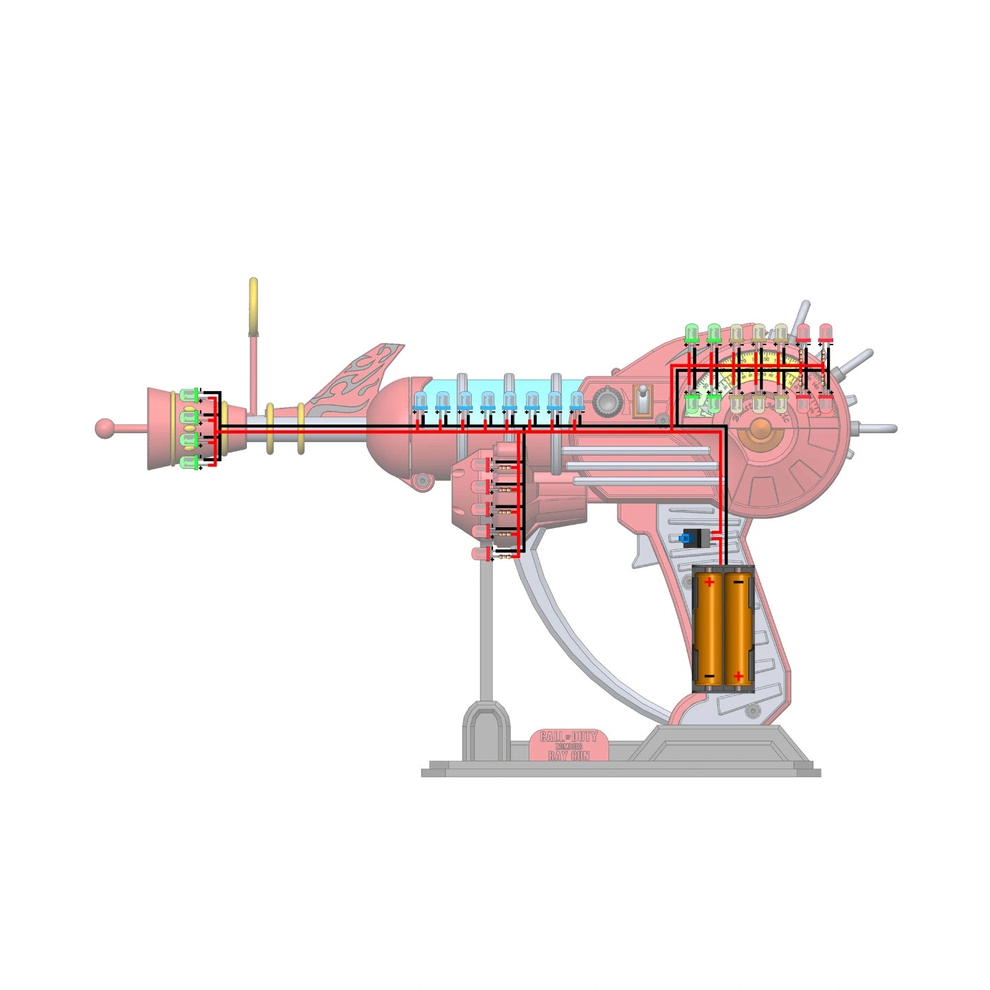 MK1 Ray Gun - COD - DIY KIT + With Stand