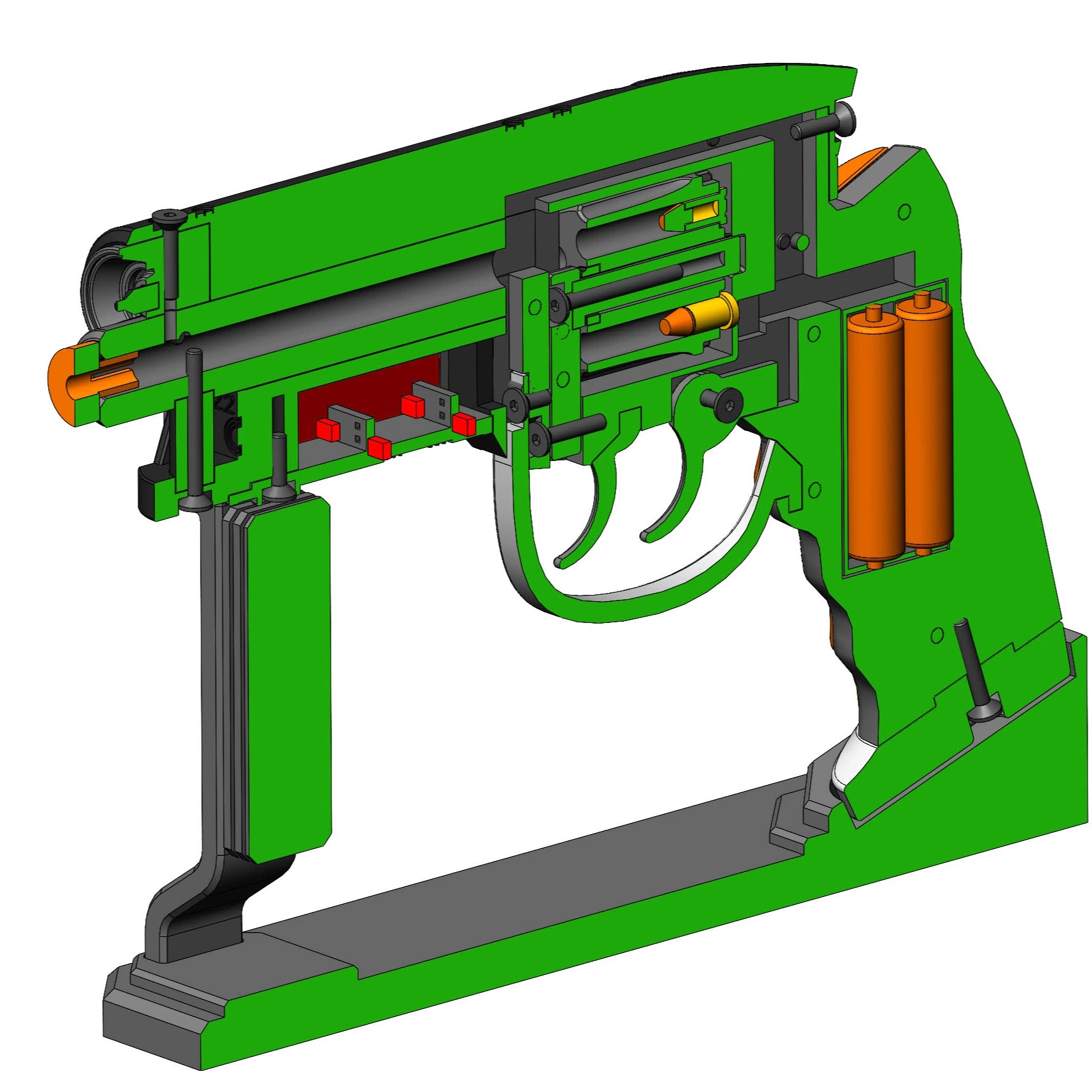 Deckard's Pistol - BladeRunner - DIY KIT + With Stand