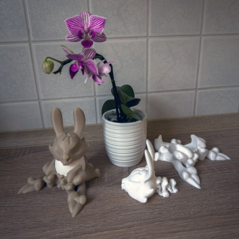Egg Cup - Bone Bunny