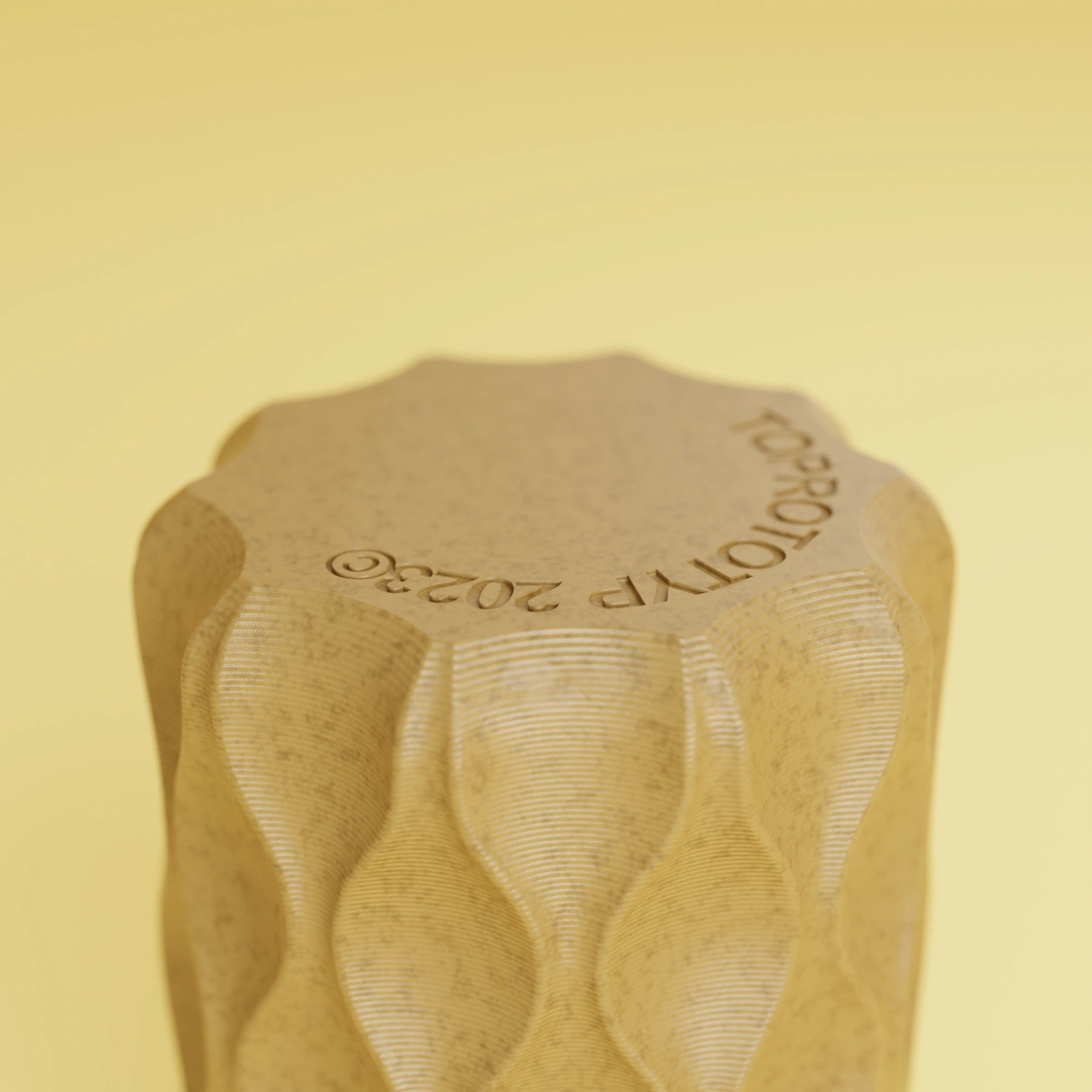 WAVE PATTERN VASE