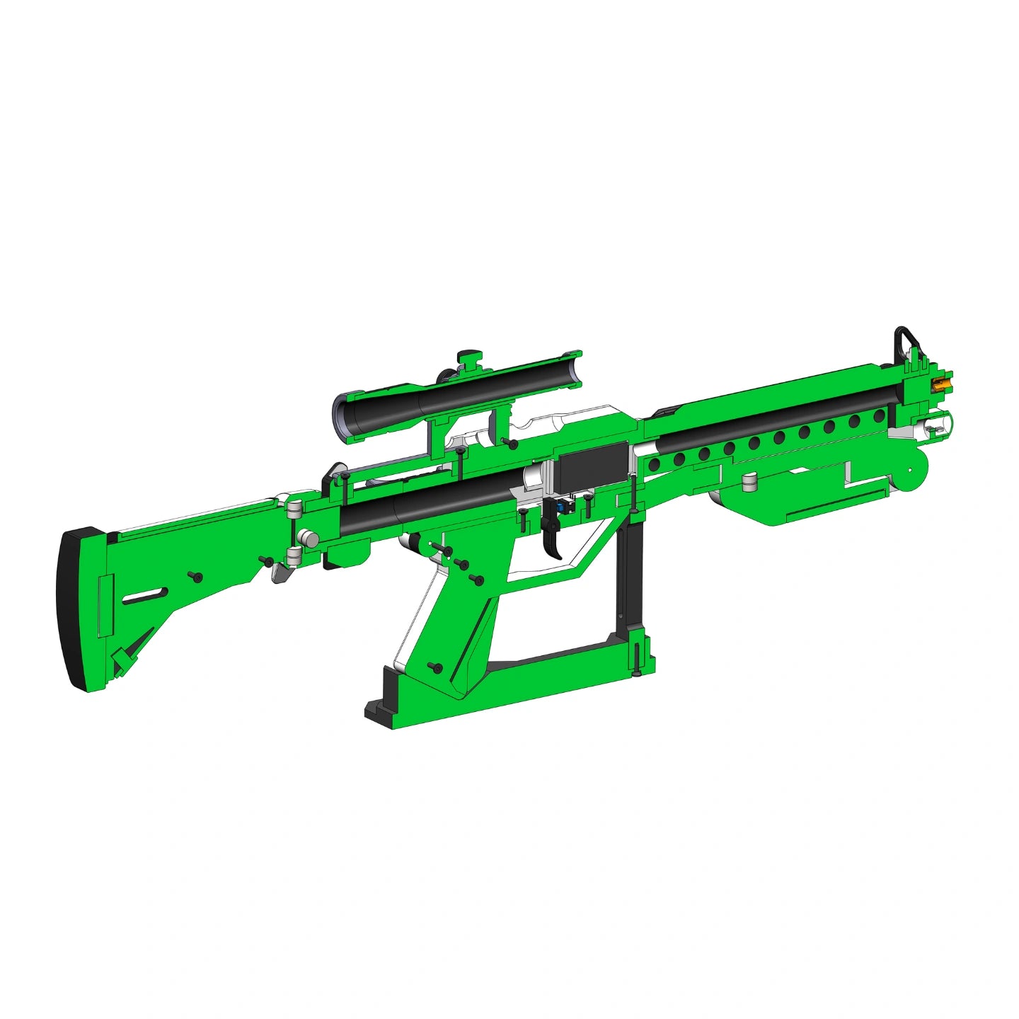 F-11D Blaster Rifle - Star Wars - DIY KIT - No Stand