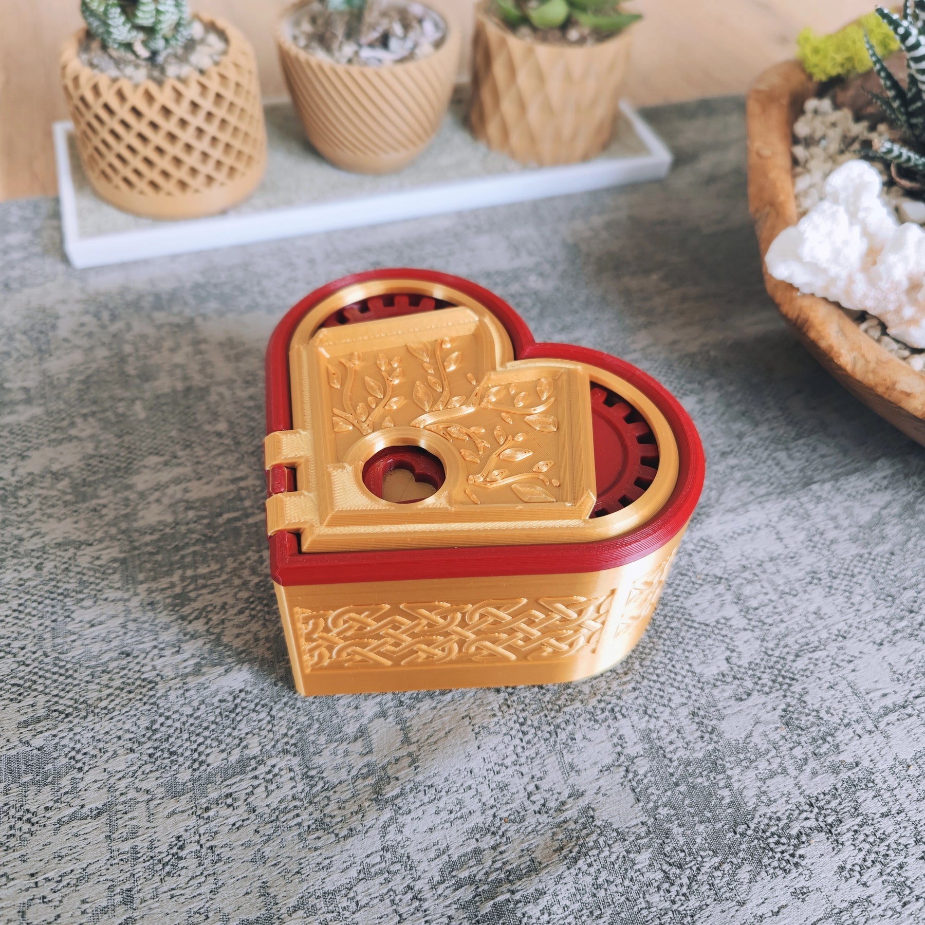 Geared Heart Gift Box