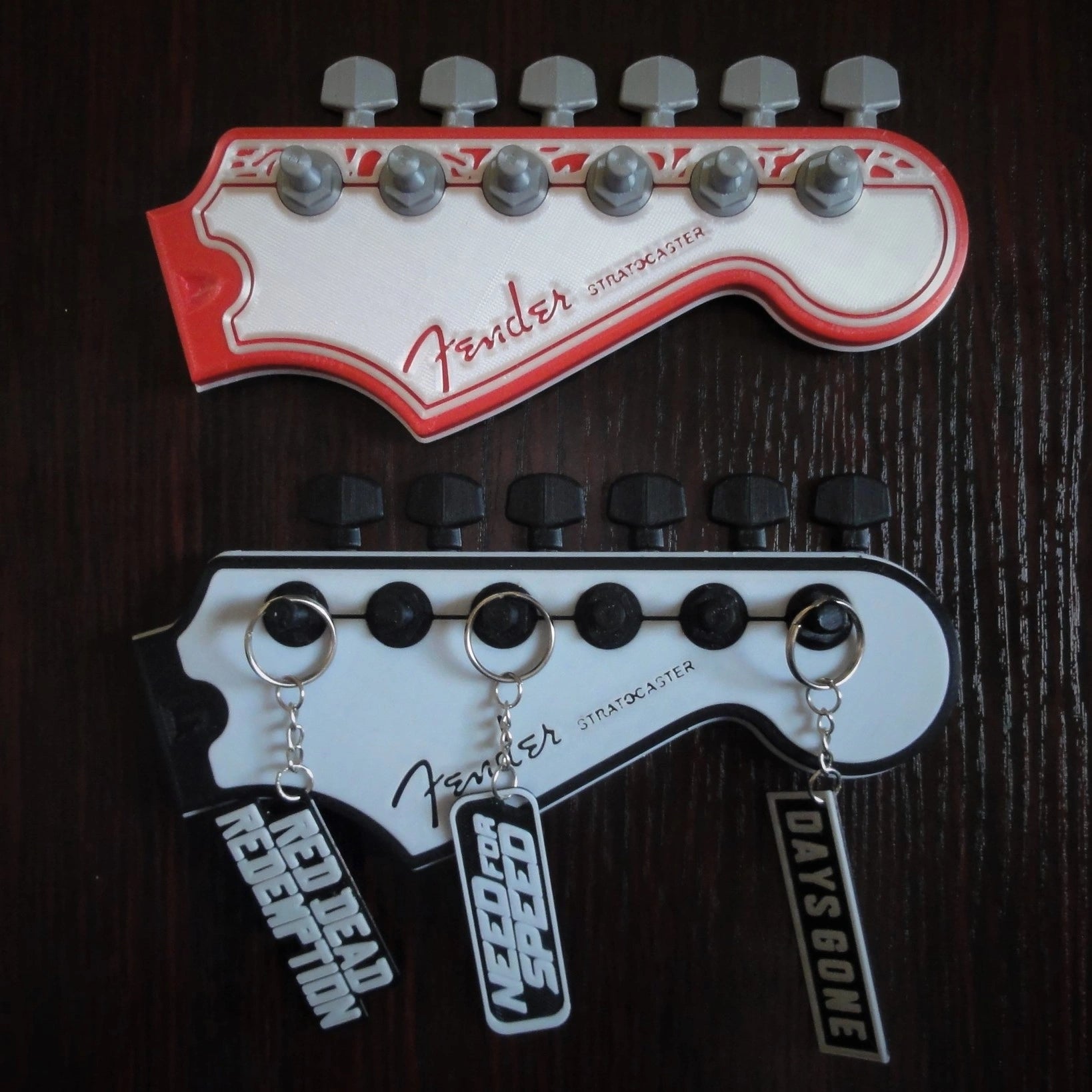 Fender Guitar Headstock - Key Hanger / Wall Art