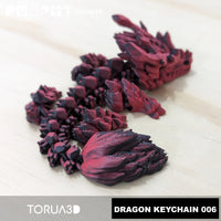 Articulated Dragon Keychain 006