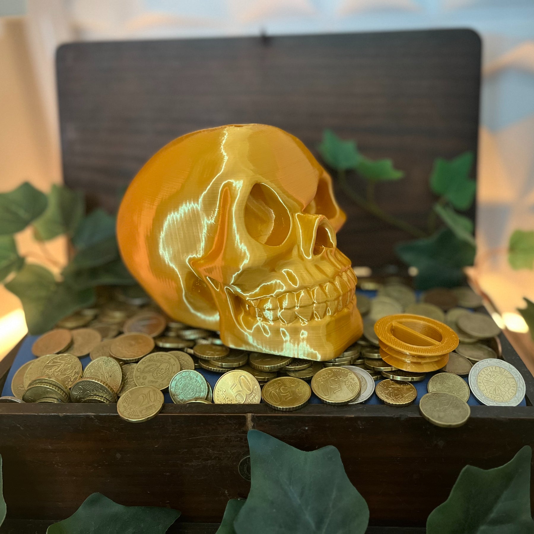 Skull Piggy Bank