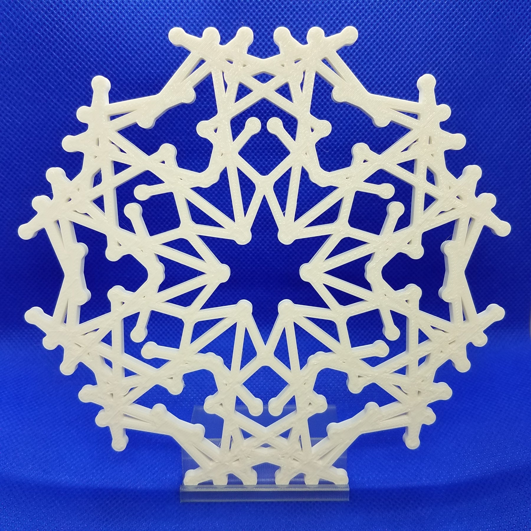 Large Snowflakes With Stands