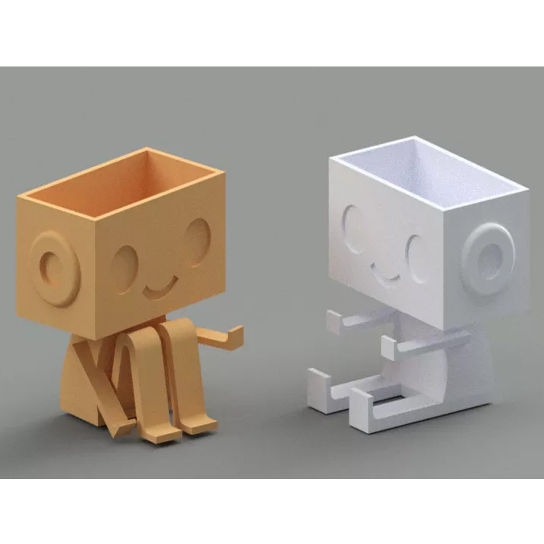 Cute Robot Planter