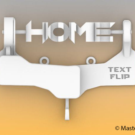 Text Flip - Key Hanger