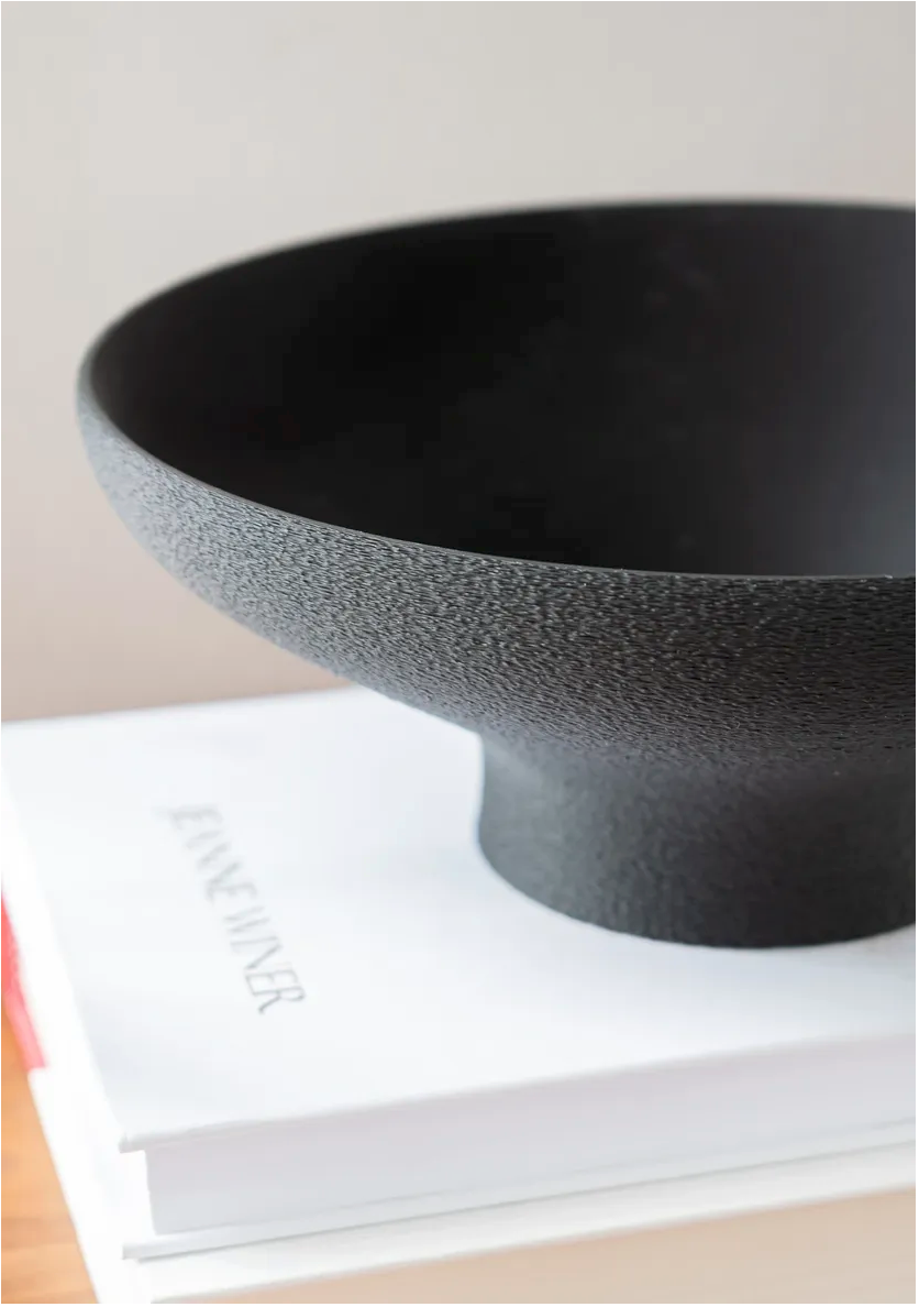 Fuzzy Black Bowl