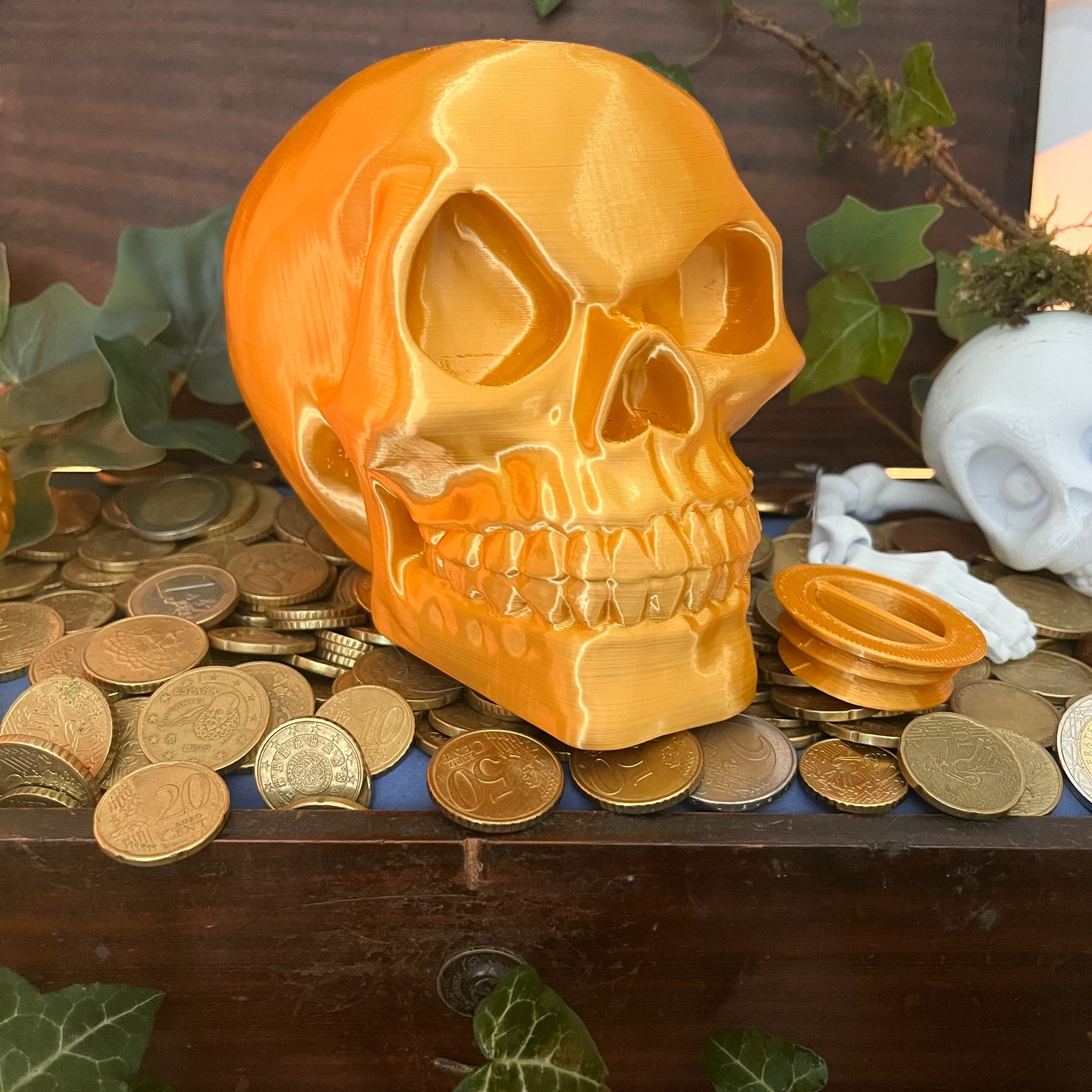 Skull Piggy Bank