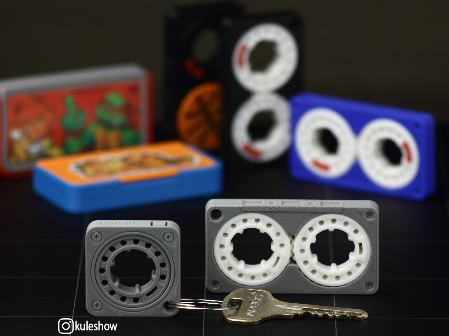 Cassette keychains