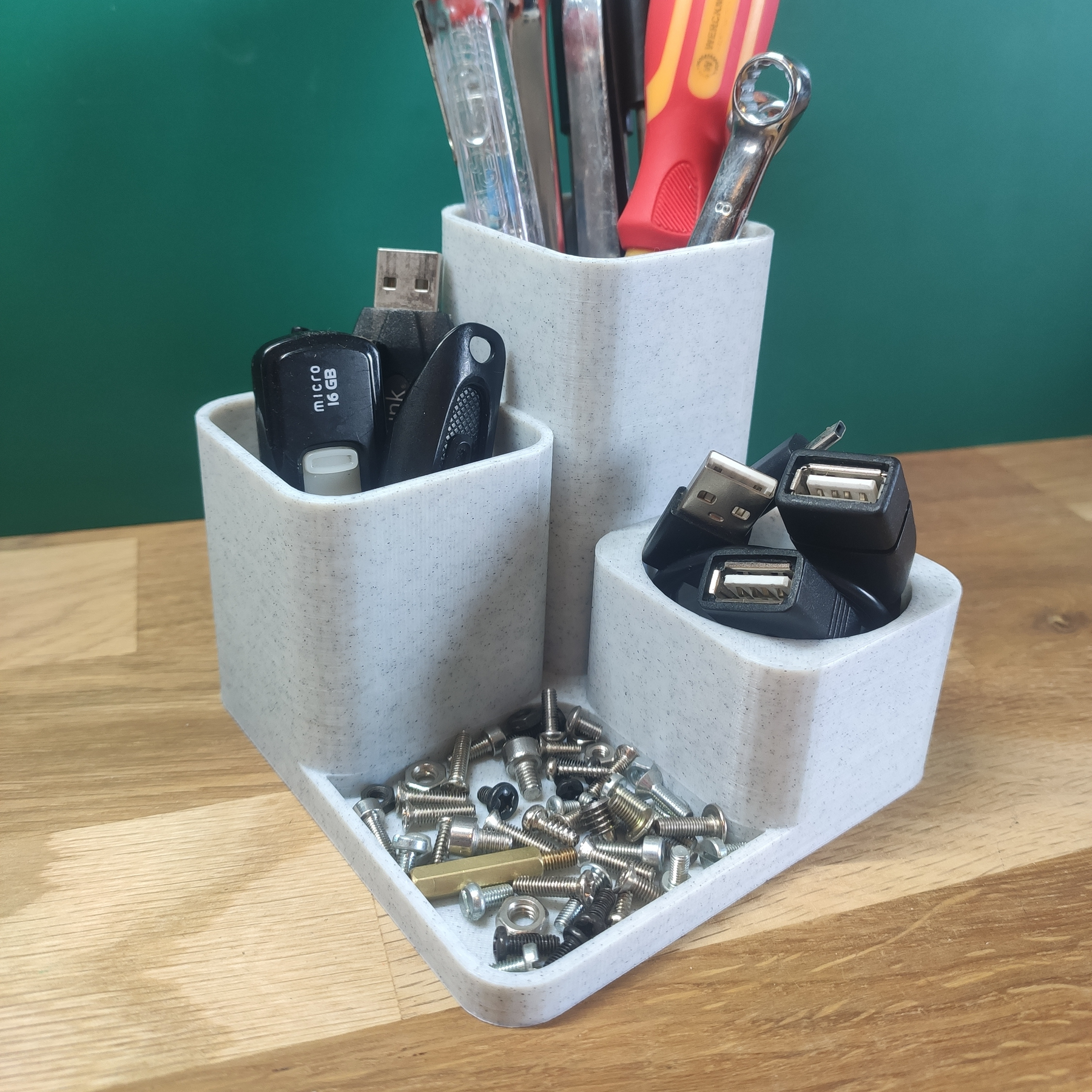 Desk organizer, Planter, Organizer, Bureau