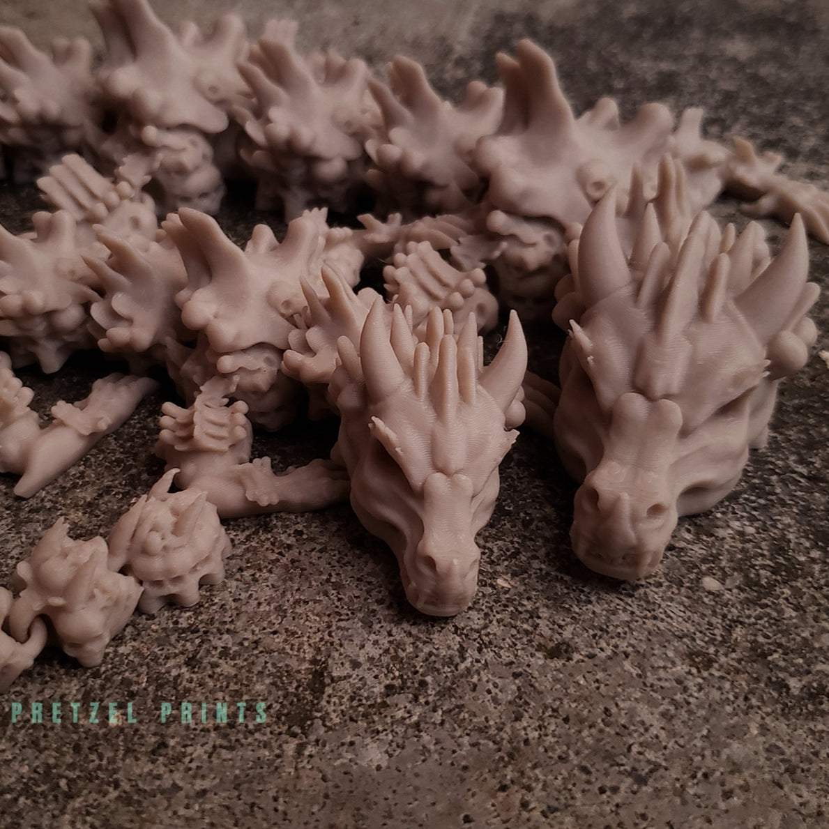 Articulating Doomsday Dragon by Pretzel Prints