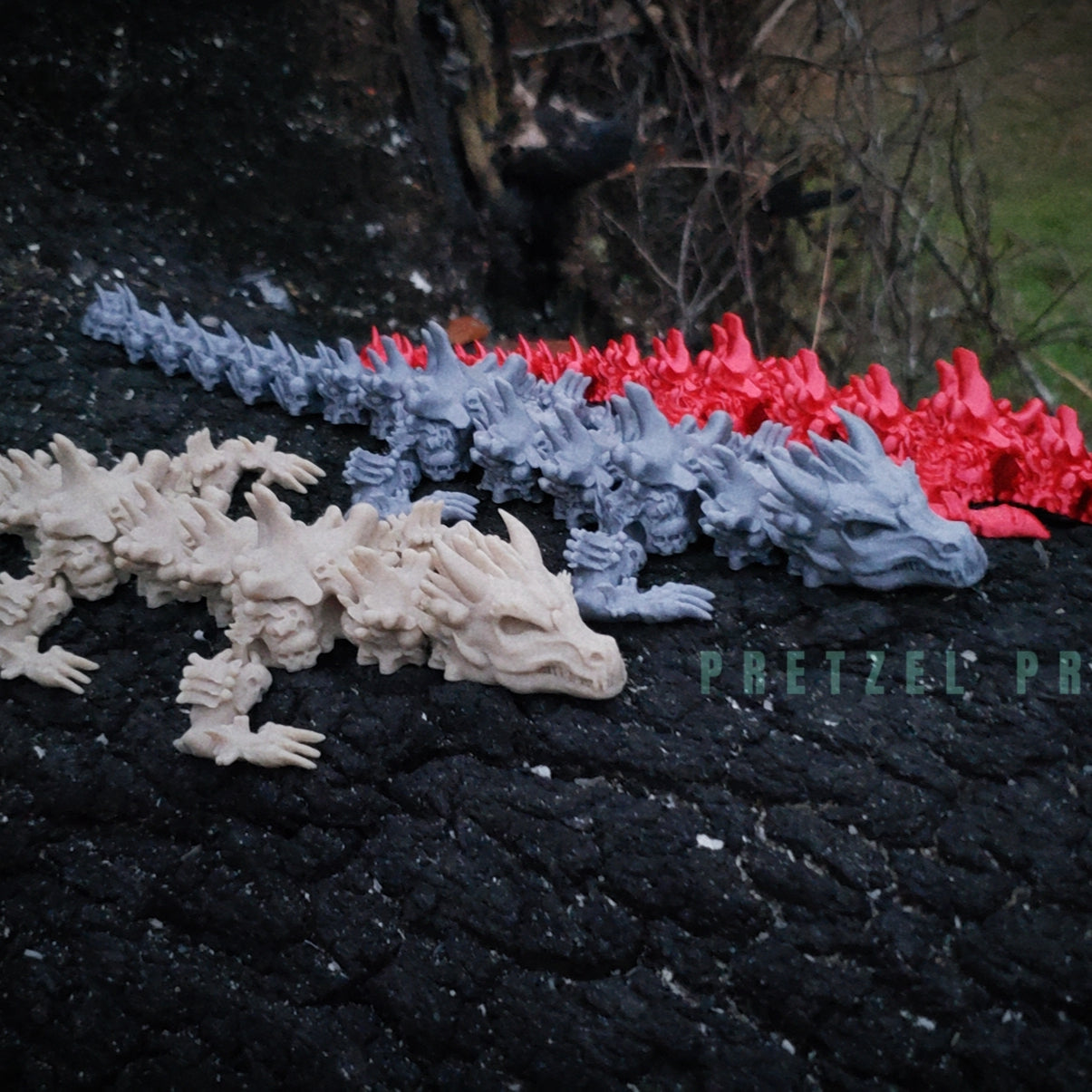 Articulating Doomsday Dragon by Pretzel Prints