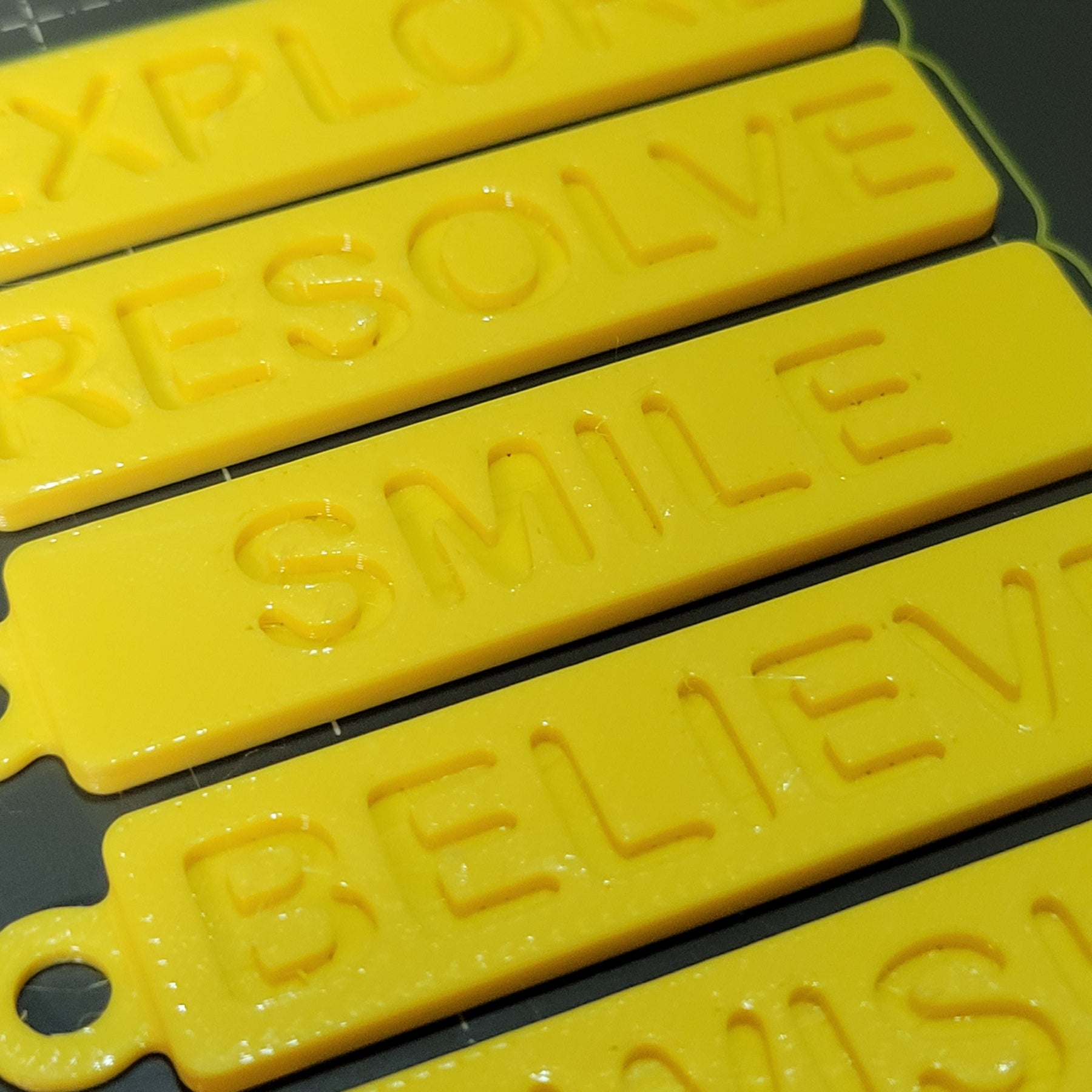 Yellow Ribbon Keychains