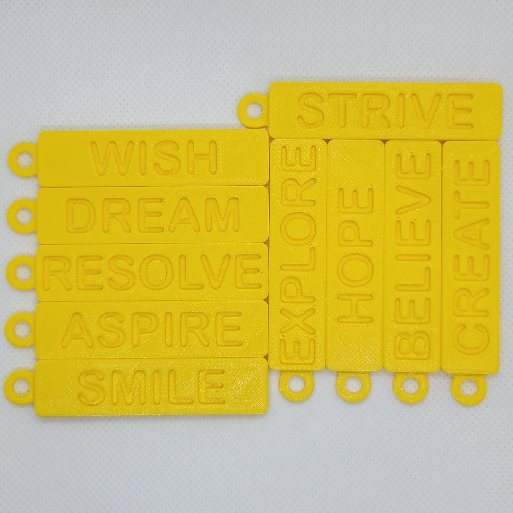 Yellow Ribbon Keychains