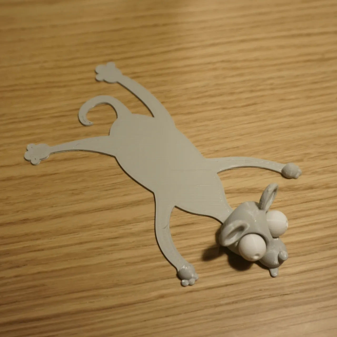Flat Mouse Bookmark - Pack of 3