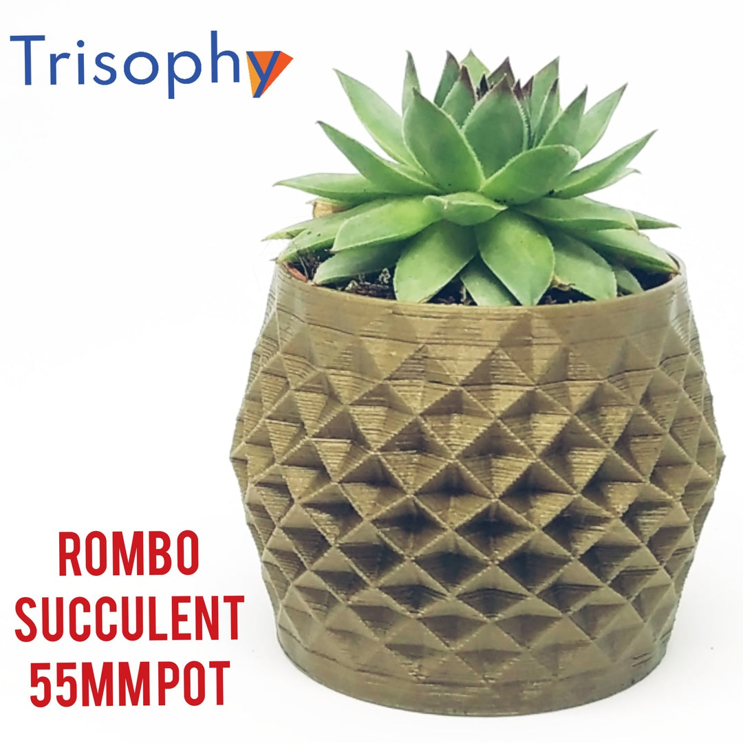 Double Planter Set -  Rombo & Zig Zag